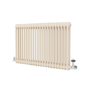 Reggio Cleopatra Horizontal Double Column Traditional Radiator 600x1010mm 3462 BTU - Cast Iron Style