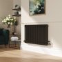 Reggio Russet Horizontal Double Column Traditional Radiator 600x1010mm 3462 BTU - Cast Iron Style
