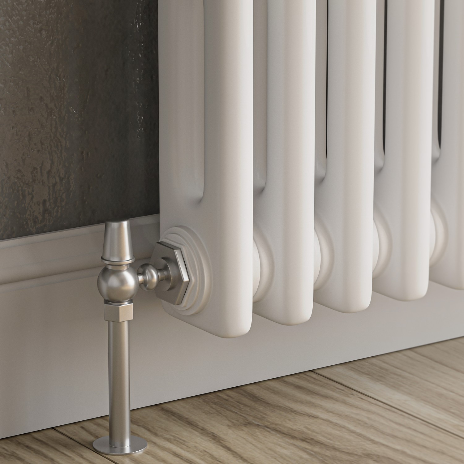 Buy GRADE A3 - Reggio White Horizontal Double Column Traditional ...