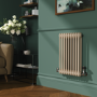 Reggio Cleopatra Horizontal Double Column Traditional Radiator 600x425mm 1416 BTU - Cast Iron Style