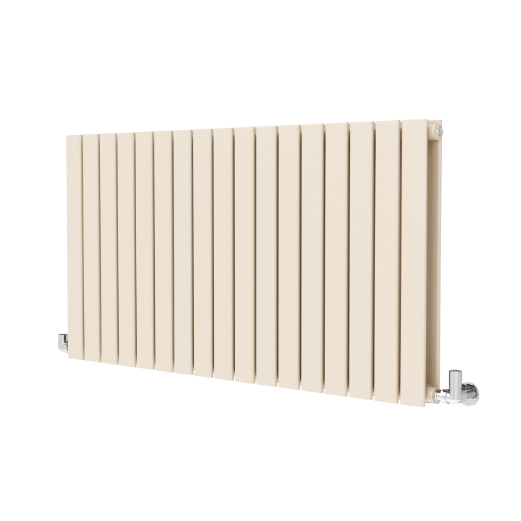 Riace Cleopatra Horizontal Flat Designer Radiator 600x1156mm Double Panel 4370 BTU
