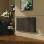 Riace Russet Horizontal Flat Designer Radiator 600x1156mm Double Panel 4370 BTU