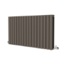 Riace Russet Horizontal Flat Designer Radiator 600x1156mm Double Panel 4370 BTU