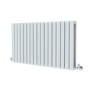 Riace Salt & Pepper Horizontal Flat Designer Radiator 600x1156mm Double Panel 4370 BTU