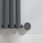 Dark Grey Designer Heating Element Cover for Electric Radiator