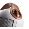 DeLonghi 1.8kW Capsule Ceramic Fan Heater White with 3 years warranty
