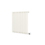 Linen Horizontal Smart Electric Radiator with Wi-Fi Thermostat - 1.2KW - H600xW590 - Bathroom Safe