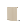 Sorrento Beige grey Horizontal Oval Designer Radiator 600x590mm Single Panel 1576 BTU
