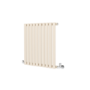 Sorrento Cleopatra Horizontal Oval Designer Radiator 600x590mm Single Panel 1576 BTU