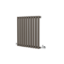 Sorrento Russet Horizontal Oval Designer Radiator 600x590mm Single Panel 1576 BTU