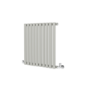 Sorrento Smoked Stone Horizontal Oval Designer Radiator 600x590mm Single Panel 1576 BTU