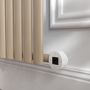 Cleopatra Horizontal Smart Electric Radiator with Wi-Fi Thermostat - 1.2KW - H600xW1000 - Bathroom Safe