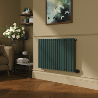 Evergreen Horizontal Smart Electric Radiator with Wi-Fi Thermostat - 1.2KW - H600xW1000 - Bathroom Safe