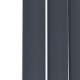 Riace Anthracite Horizontal Flat Designer Radiator 600x408mm Single Panel 953 BTU