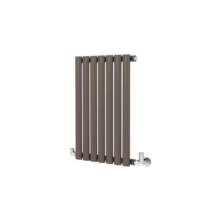 Sorrento Russet Horizontal Oval Designer Radiator 600x413mm Single Panel 1103 BTU