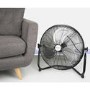 Refurbished electriQ 18 Inch High Velocity Floor Fan - Black