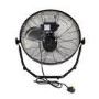 electriQ 18 Inch High Velocity Floor Fan - Black