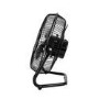 electriQ 9 Inch High Velocity Desk Fan - Black Metal Body