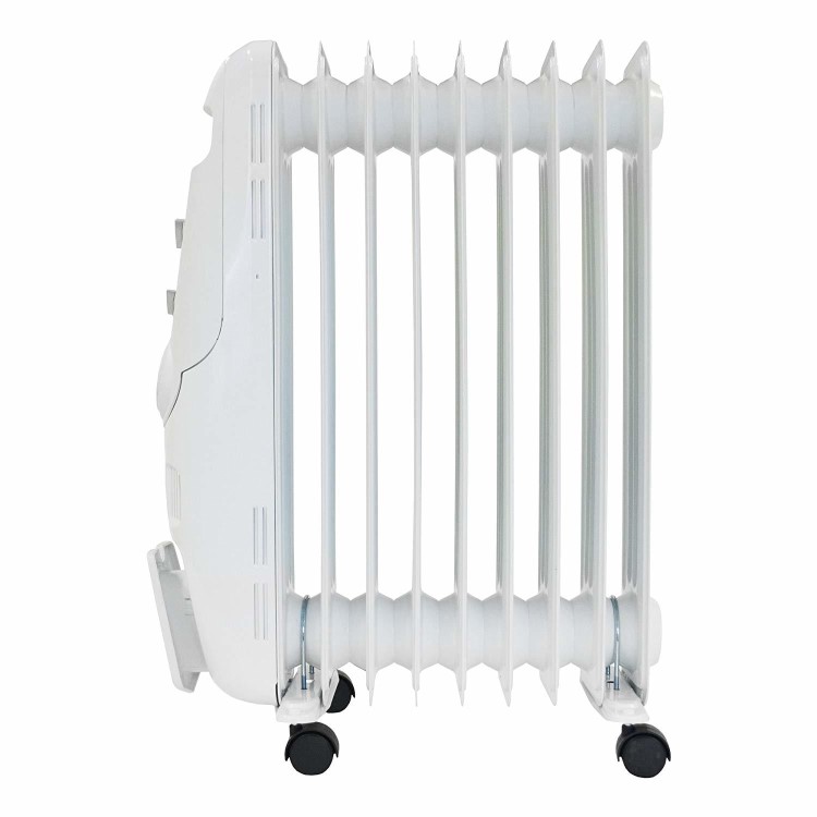 Igenix IG2600 2kW  Portable Oil Filled Radiator Electric Heater with 3 Heat Settings Adjustable Thermostat Overheat Protection