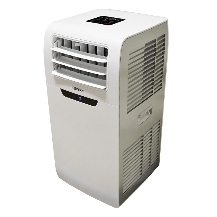 GRADE A3 - Igenix 9000 BTU SMART WIFI App Portable Air Conditioner for rooms up to 21 sqm 