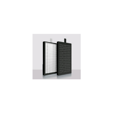 GRADE A2 - 38 inch Quiet Pure Cool Bladeless HEPA Purifying Tower Fan with Remote Control Timer and Oscillation - Black