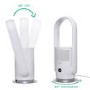 Refurbished electriQ Bladeless Tower Fan and True HEPA Air Purifier for Home with UV Light & Smart WiFi