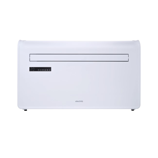 GRADE A2 - electriQ 10000 BTU Wall Mounted Heat Pump Air Conditioner with Smart App