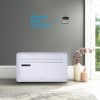 GRADE A2 - electriQ Smart12HP 10000 BTU Wall Mounted Heat Pump Air Conditioner with Smart App Alexa and No Need for Outdoor Unit - for rooms up to 30 sqm