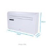 electriQ iQool 12000 BTU Wall Mounted All-In-One Smart Air Conditioner with Heat Pump - No Outdoor Unit Needed