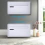electriQ iQool 12000 BTU Wall Mounted All-In-One Smart Air Conditioner with Heat Pump - No Outdoor Unit Needed