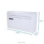 14000 BTU Wall Mounted All-In-One Smart Air Conditioner with Heat Pump - No Outdoor Unit Needed