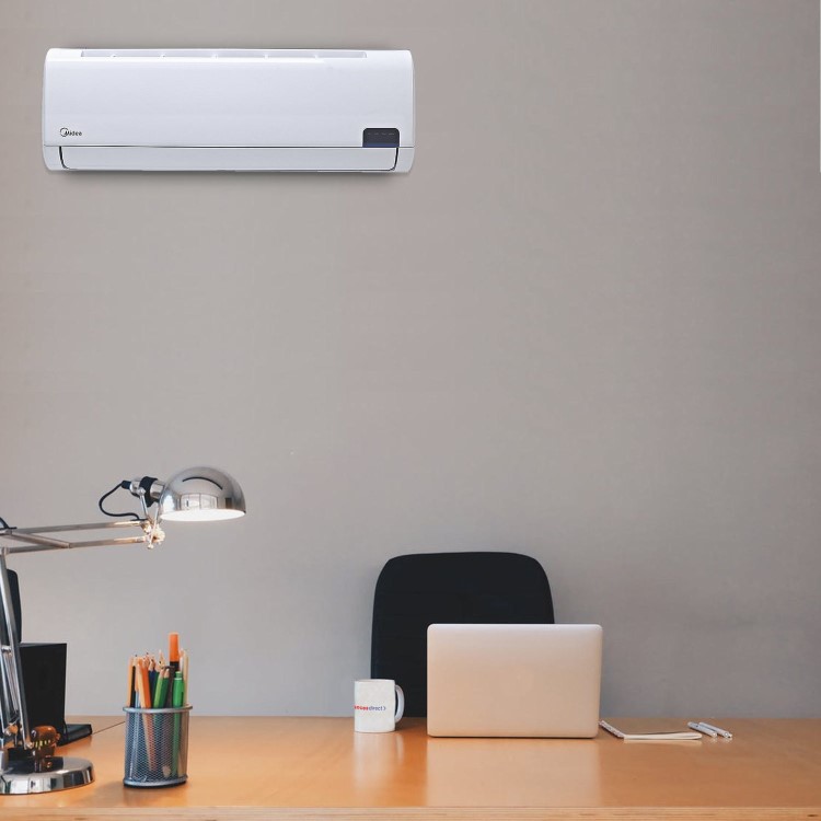 Midea 18000 BTU Luna High Wall Mounted Inverter Air Conditioner with heat pump