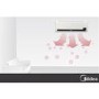 Midea 18000 BTU Luna High Wall Mounted Inverter Air Conditioner with heat pump