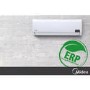 Midea 18000 BTU Luna High Wall Mounted Inverter Air Conditioner with heat pump