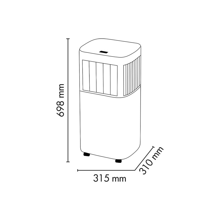 Refurbished Argo 8000 BTU Portable Air Conditioner