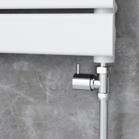 Elego Chrome Modern Manual Straight Radiator Valves (pair) Elego Chrome Modern Manual Straight Radiator Valves (pair)