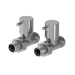 Elego Chrome  Modern Manual Straight Valves (pair)
