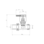 Elego White Modern Manual Straight Valves (pair)
