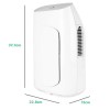 electriQ Quiet Peltier Dehumidifier with 2L Tank