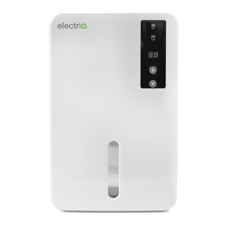 electriQ Mini Compact Dehumidifier with Humidistat and 1.5 Litre Tank