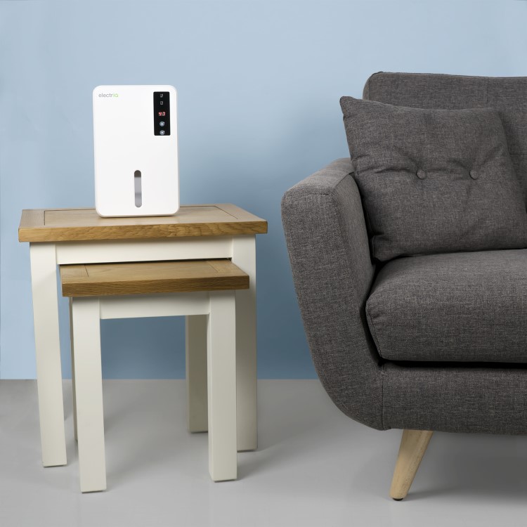 electriQ Mini Compact Dehumidifier with Humidistat and 1.5 Litre Tank