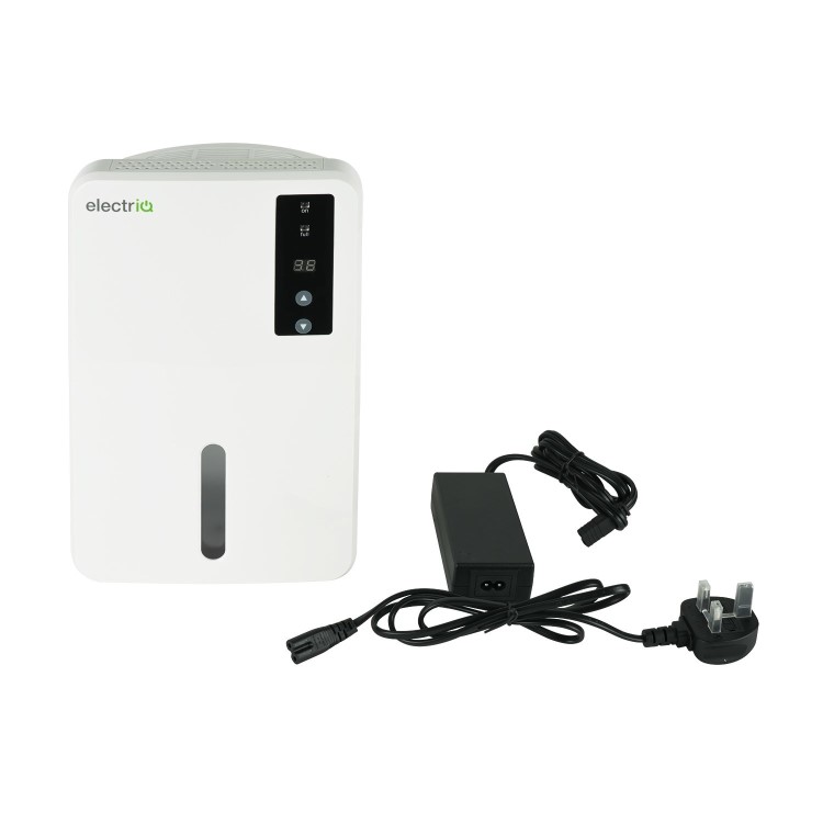 electriQ Mini Compact Dehumidifier with Humidistat and 1.5 Litre Tank