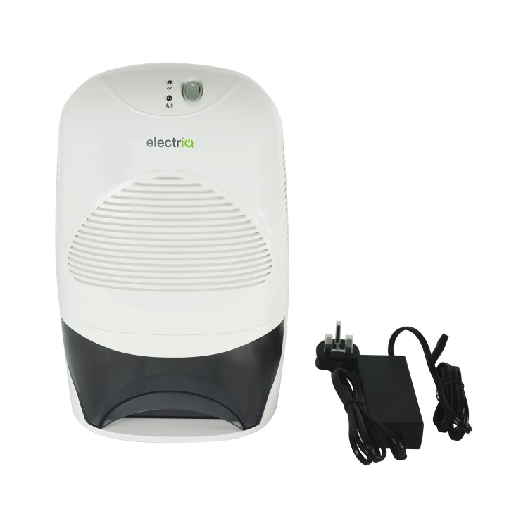 GRADE A2 - electriQ Mini Compact Dehumidifier with 2 Litre Tank