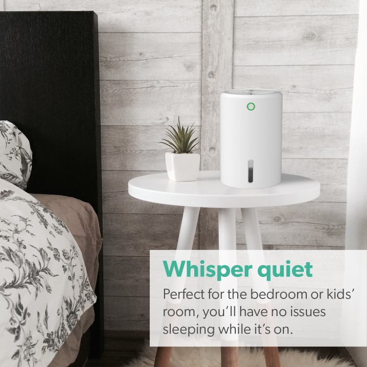 electriQ Quiet Peltier Dehumidifier with 900 ml Tank