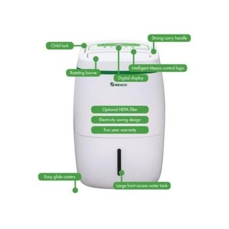GRADE A1 - Meaco 20 Litre Platinum Low Energy Dehumidifier