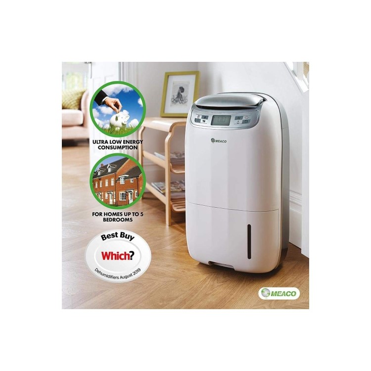 GRADE A2 - Meaco 25 Litre Platinum Low Energy Dehumidifier - Which Best Buy