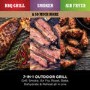 Ninja Woodfire Electric BBQ Grill & Smoker with Cover and Stand - OG701UK
