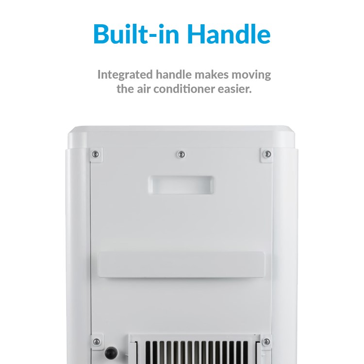 GRADE A2 - electriQ 12000 BTU Portable Air Conditioner for rooms up to 30 sqm