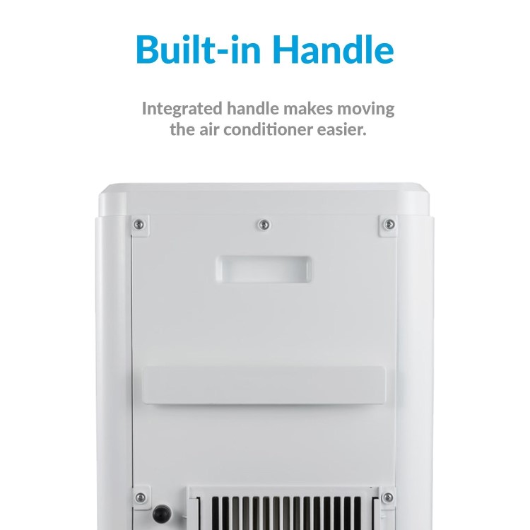 GRADE A3 - electriQ 12000 BTU Portable Air Conditioner for rooms up to 30 sqm