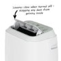 GRADE A1 - electriQ 12000 BTU Portable Air Conditioner for rooms up to 30 sqm